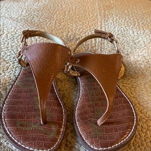 Sam Edelman Brown leather sandals